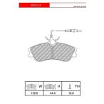 ショッピングFERODO FERODO ブレーキパッド DS PERFORMANCE シトロエン クサラ ピカソ 2.0 04〜05 N68RFN LUCAS フロント FDS1112