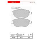 FERODO ブレーキパッド DS PERFORMANCE フィアット 500 (500Cも可) アバルト 500 08〜 312141 エッセエッセ可 フロント FDS1467