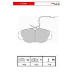 FERODO ブレーキパッド DS PERFORMANCE ランチア デルタ 2.0 HF インテグラーレ 88〜92 L31C5 L31D5 - フロント FDS565