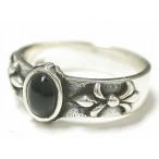 シルバーアクセサリーリングブラックオニキス