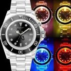 ショッピングagain 福袋 腕時計 1本のみ【訳あり：何色が届くかわかりません：箱なし:ネコポス発送】COGU ITALY腕時計ナイトフラッシュ/ウォッチ　LED発光　男女兼用　 CP5