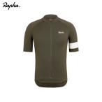 Rapha черновой .Core велоспорт джерси Dark Green