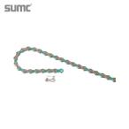 SUMC エスユーエムシー 11速チェーン SX11SL (シルバーｘビアンキグリーン)