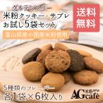 ショッピングお試しセット グルテンフリー AGカフェ 米粉クッキー & 米粉サブレ お試しセット 5種×各6枚 送料無料 米粉専門店 小麦粉不使用 お菓子 スイーツ