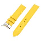 Yahoo! Yahoo!ショッピング(ヤフー ショッピング)スペイン Diloy 20mm ロングサイズ レザー 腕時計ベルト 302 エッセンシャル バンド 本革（イエロー）