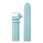 Yahoo! Yahoo!ショッピング(ヤフー ショッピング)Diloy 24mm ロングサイズ レザー 腕時計ベルト 302 エッセンシャル バンド 本革（スカイブルー）