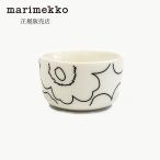 マリメッコ ボウル 小鉢 Piirto Unikko (ピィイルト ウニッコ) 250ml ブラック×ホワイト 北欧 食器 サラダボウル 日本正規品 爆買
