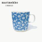 ショッピングマグ マリメッコ マグカップ おしゃれ 大きい Pikkuinen Unikko (ピックイネン ウニッコ) 400ml ライトブルー×ホワイト 北欧 食器 コーヒーカップ 日本正規品 爆買