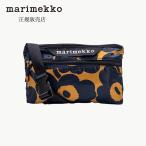 ショッピングマリメッコ マリメッコ バッグ ショルダーバッグ レディース Unikko (ウニッコ) ブラウン×ダークブルー ミニショルダーバッグ 旅行バッグ クロスボディS 日本正規品 爆買