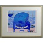 版画334 潮さいの歌 吉岡浩太郎