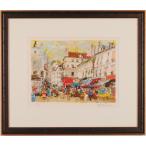 パリ 絵画 風景画 フランス 版画 リトグラフ 児玉幸雄