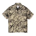 HULA KEIKI 百虎 極 ジャガードアロハシャツ フラケイキ　メンズ　レディース　ハワイアン　半袖アロハシャツ　コットン100%