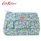 【ネコポス可】キャスキッドソン ポーチ Pouch 106146618283102 Blue フリル 小物入れ メイクポーチ 化粧ポーチ Cath Kidston ab-464000 ブランド