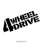 4WHEEL DRIVE разрезные наклейки 4WD машина аксессуары стикер 4WD женщина 4WD off-road внедорожник Cross Country 