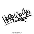 Here We Go разрезные наклейки стикер сообщение Surf сноуборд волна снег машина JDM USDM US скейтборд оригинал дизайн дуть ...