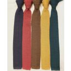 ショッピングニットタイ ドレイクス （Drake's） SC01KN PLAIN Silk Knit Tie / シルクニットタイ・ドイツ製