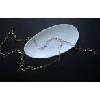 K18 マルチラインロングネックレス イエローゴールド Yライン ギフト プレゼント