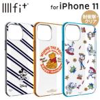 ディズニー iPhone11 iPhoneXR 耐衝撃ケース IIIIfit ハイブリッド ストラップホール ミッキー プーさん トイストーリー DN-656