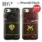 機動戦士ガンダム iPhone8 iPhone7 iPhone6s iPhone6 耐衝撃ケース ジオン/シャア・エンブレム IIIIfit グルマンディーズ GD-99