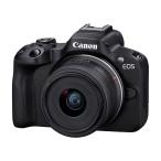 ショッピングEOS Canon EOS R50 RF-S18-45 IS STM レンズキット [ブラック]【お取り寄せ（5週から7週程度見込み）での入荷、発送】（2100000015625）