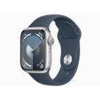 ショッピングアップルウォッチ Apple Watch Series9 41mm MR903J/A [シルバー/ストームブルースポーツバンド S/M]【お取り寄せ（1週間から10営業日程度）での入荷、発送】（2100000016021）