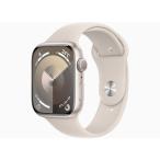 ショッピングapple watch Apple Watch Series9 GPSモデル 45mm MR963J/A [スターライトスポーツバンド S/M]【お取り寄せ（1週間から10営業日程度）での入荷、発送】（2100000016030）