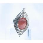 Silver925ひし形ラインリン...