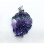 フローライト狐ペンダントトップ12