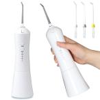 口腔洗浄器 マウスウォッシャー デンタルウォッシャー USB充電式 LEDライト 替えノズル3種 携帯型 歯茎ブラシ ポリッシュブラシ ###マウスウォッシュM1###
