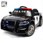 電動乗用パトカー 電動乗用カー アメリカンポリス パトカー 乗用玩具 子供用 充電式 ライト点灯 ハンドマイク付き おしゃれ ###乗用カーBJC666###
