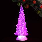 LED スノーツリー ウォーターツリー クリスマスツリー ミニツリー 卓上###ツリーWDL-1854###