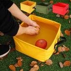 折りたたみバケツ ソフトバケツ 布バケツ 軽量 大容量 四角 コンパクト###バケツ210729-###