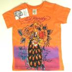 ショッピングキットソン エドハーディー Tシャツ 男の子 女の子 2-7才 半袖 ピーコック/オレンジ Ed Hardy Kids Baby エド ハーディー EDHARDY 0005