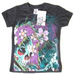 エドハーディー Tシャツ 男の子 女の子 2-7才 半袖 スカル&フラワー Ed Hardy Kids Baby Girls エド ハーディー EDHARDY 0013