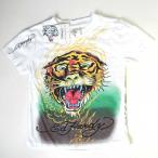 エドハーディー Tシャツ 男の子 女の子 2-7才 半袖 タイガー/ホワイト EDHARDY 0024 5BG210DTOM Ed Hardy Kids Baby Tiger Flock TOM