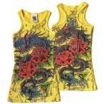 エドハーディー タンクトップ 男の子 女の子 2-10才 ドラゴン/イエロー Ed Hardy Kids Baby Razor DRG ラインストーン EDHARDY 0036