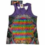 ショッピングキットソン エドハーディー タンクトップ キッズ 男の子 女の子 2-6才 ラブキル/パープル S SLOWLY 紫 EDHARDY 0074