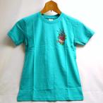 エドハーディー Tシャツ 男の子 女の子 半袖 7-10才 ローズ&バード/ティール 5GG212TDVL ラインストーン EDHARDY 0093