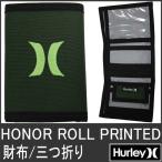 ショッピングhurley ハーレー 財布 三つ折り ウォレット サイフ グリーン/緑 ロゴ Hurley WALLET 9035