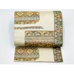 中古品　正絹　名古屋帯　博多織　六通柄　O25063　t