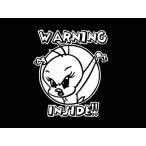 стикер tui- чай WARNING INSIDE все 2 цвет белый желтый машина мотоцикл переводная картинка наклейка транскрипция разрезные наклейки TWEETY America смешанные товары 