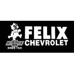 ステッカー FELIX CHEVROLET 全2色 ホワイト ブラック SINCE1921 フィリックス シボレー 車 バイク デカール シール 転写 カッティングステッカー アメリカ 雑貨