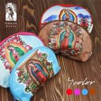 グアダルーペマリア ポーチ 全4色 レッド ブルー ピンク ブラウン 小物入れ 小銭入れ 化粧ポーチ 総柄 おしゃれ 聖母マリア グアダルーペ マリア マリア様