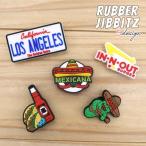 ラバー ジビッツ 全5種類 ロサンゼルス インアウトバーガー メキシカン タコス カクタス サボテン インナウト losangeles mexicana in-n-out クロックス crocs