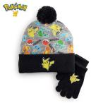 ポケモン ニット帽 手袋 セット 折り返
