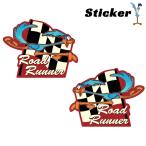 стикер Roadrunner 2 модель машина мотоцикл переводная картинка наклейка винил стикер винил герой Road Runner симпатичный контрольно-измерительный прибор флаг довольно большой 