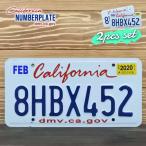 USED товар America USED номерная табличка 2 шт. комплект 8HBX452 California California номерной знак гараж Ame машина интерьер белый Lowrider 