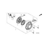 ホンダ(HONDA)発電機EBR2300CX用リコイルスタ-ターAssy(28400-Z1T-702ZD)