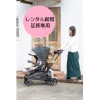 延期1ヵ月  2人乗りベビーカー　タテ型　シットアンドスタンドスマート　日本育児 ブラック　