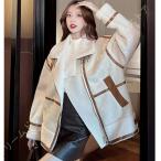 ムートンコートレディースボアジャケ...